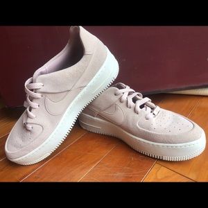 Nike Air Force One sage cream colored size 9